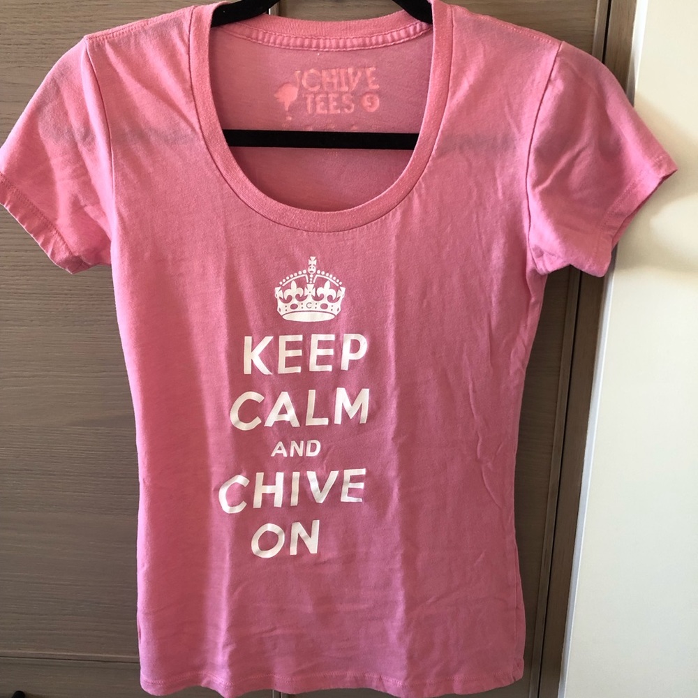 The Chive Pink Tee